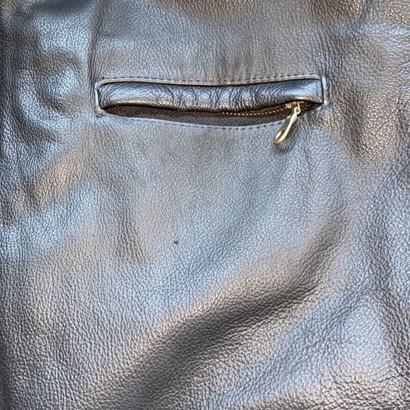 Big Black Leather Jacket - Picture 7 of 11